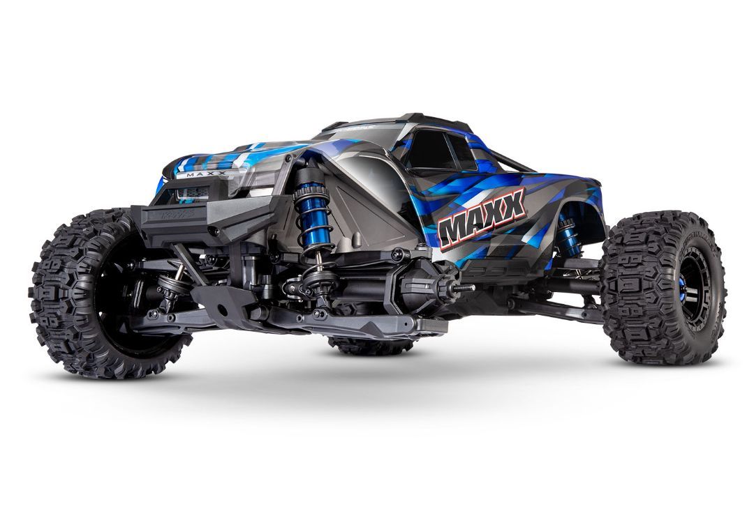 Traxxas Maxx 4S V2 Brushless Monster Truck w/ WideMaxx - Blue