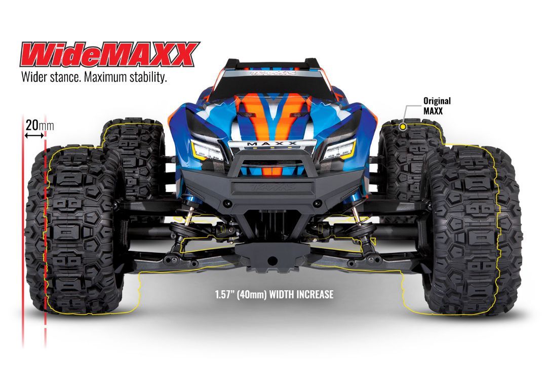 Traxxas Maxx 4S V2 Brushless Monster Truck w/ WideMaxx - Red