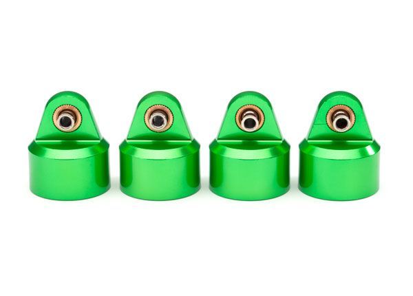 Traxxas Shock Caps, Aluminum (green-anodized), GT-Maxx Shocks 4