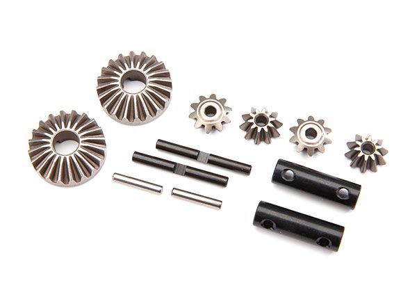 Traxxas Gear Set, Differential (output gears (2)/ spider gears - Click Image to Close