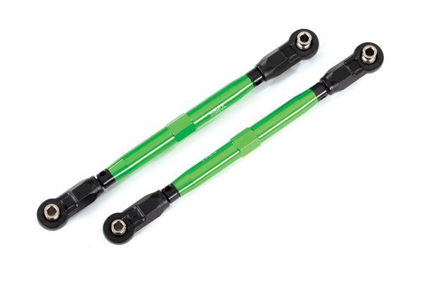 Traxxas Toe Links, Wide Maxx (TUBES, 6061-T6 aluminum (green)