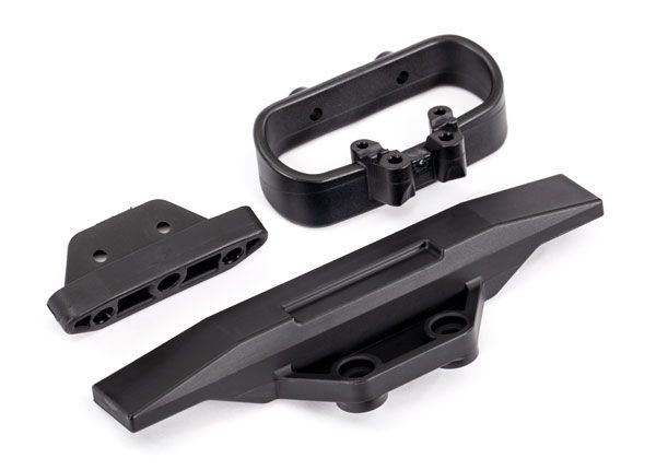 Traxxas Bumper, Rear/ Bumper Mount, Rear/ Bumper Support, Rear