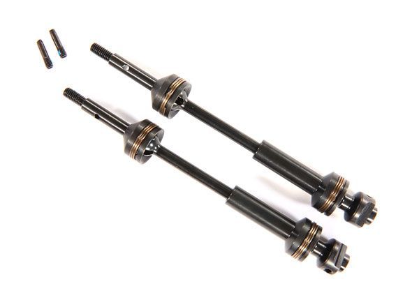 Traxxas Driveshafts, Rear, Steel-Spline Constant-Velocity