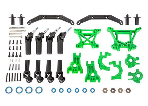 Traxxas Outer Driveline & Suspension Upgrade Kit, Extreme Heavy - Click Image to Close