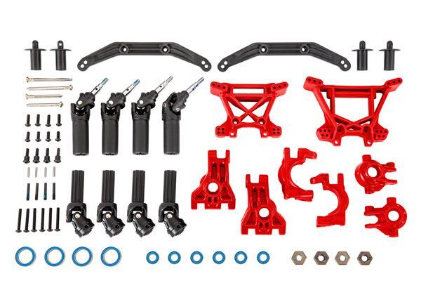 Traxxas Outer Driveline & Suspension Upgrade Kit, Extreme Heavy - Click Image to Close