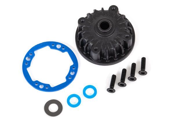 Traxxas Housing, Center Differential/ X-Ring Gaskets (2)/