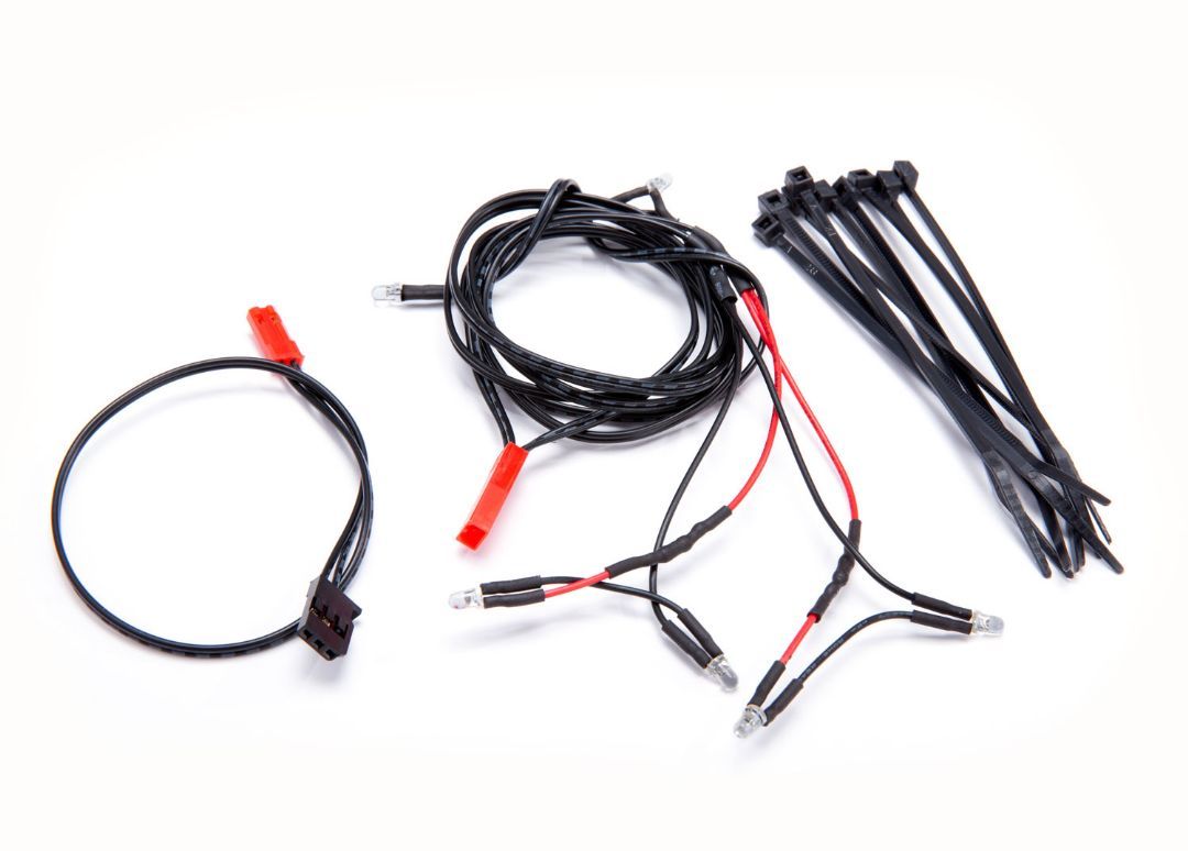 Traxxas LED Light Harness/ Power Harness/ Zip Ties (9)