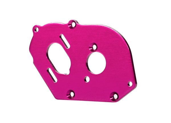 Traxxas Plate, Motor, Pink (4mm thick) (aluminum)/ 3x10mm CS