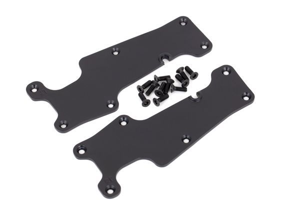 Traxxas Suspension Arm Covers, Black, Front (left and right)/