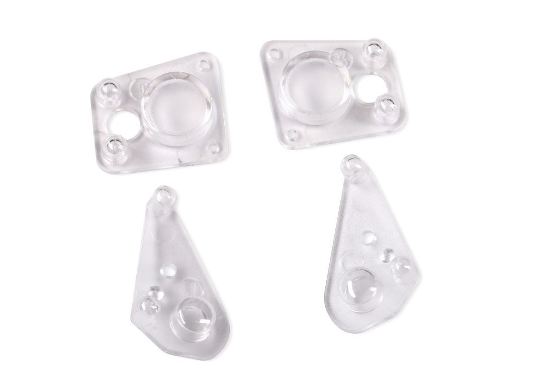 Traxxas Lenses, Headlight (2), Tail Light (2) (Fits TRA9710 Body