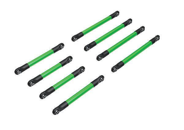 Traxxas Suspension Link Set, 6061-T6 Aluminum (Green-Anodized)