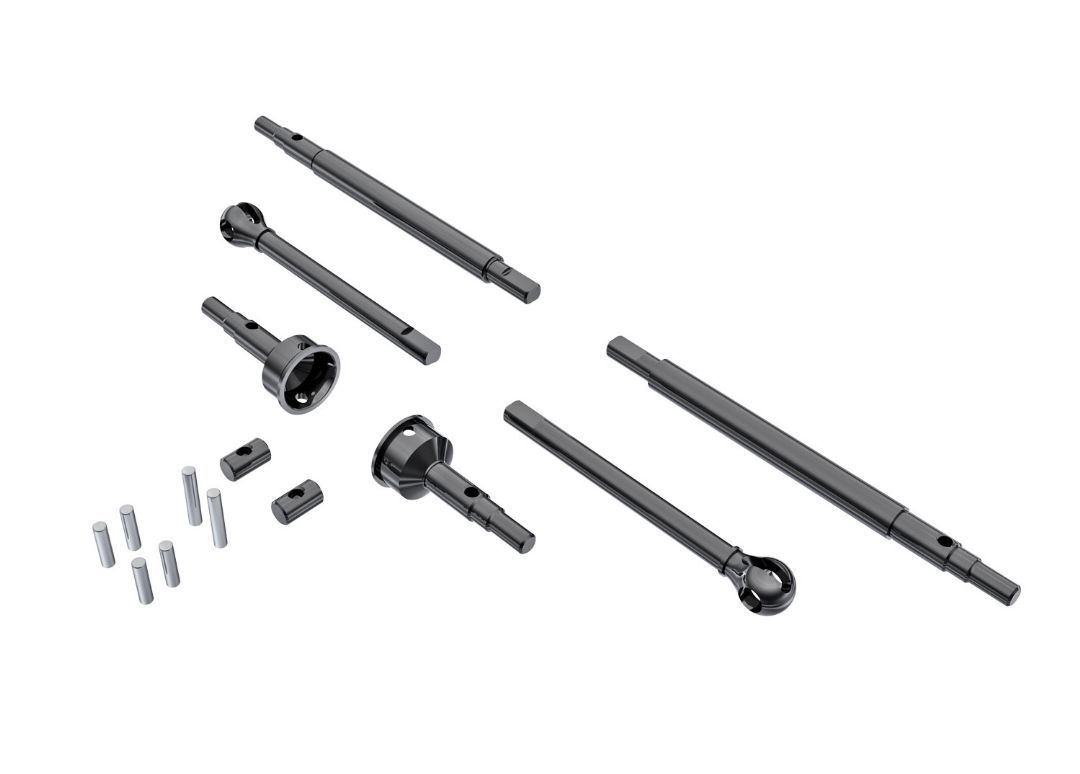 Traxxas Axle Shafts, Front And Rear (2)/ Stub Axles, Front (2)