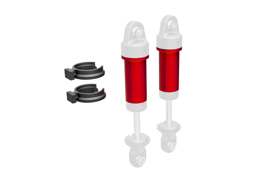 Traxxas Body, GTM Shock, 6061-T6 Aluminum (Red-Anodized)