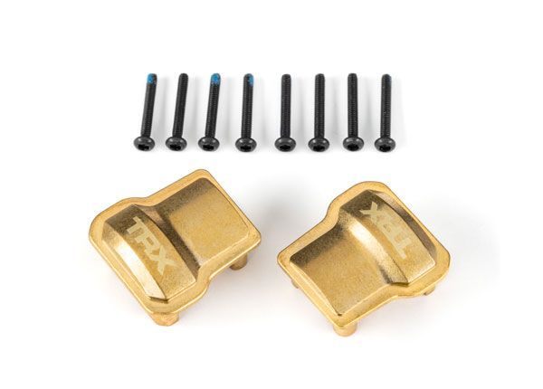 Traxxas Axle Cover, Brass (8 Grams) (2)