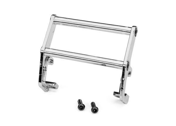 Traxxas Push Bar, Bumper, Chrome (assembled) (fits #9834 bumper)