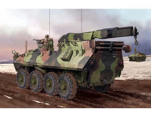 Trumpeter 1/35 Scale USMC LAV-R Light Armored Vehicle Recovery - Click Image to Close