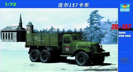 Trumpeter 1/72 Scale Camion-Zil-157 Soviet Army Truck Model Kit