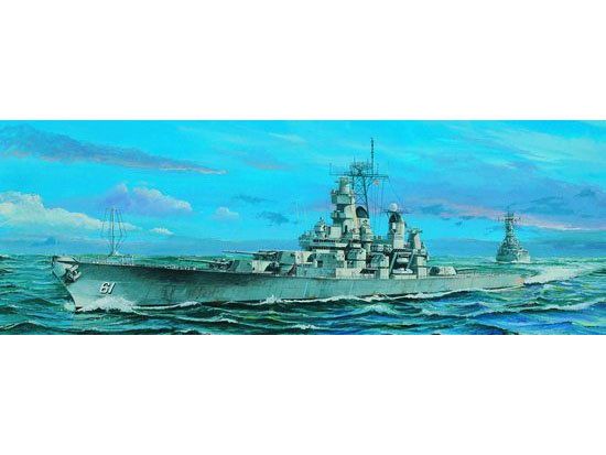 Trumpeter 1/700 Scale U.S. Battleship BB-61 Iowa 1985 Model Kit