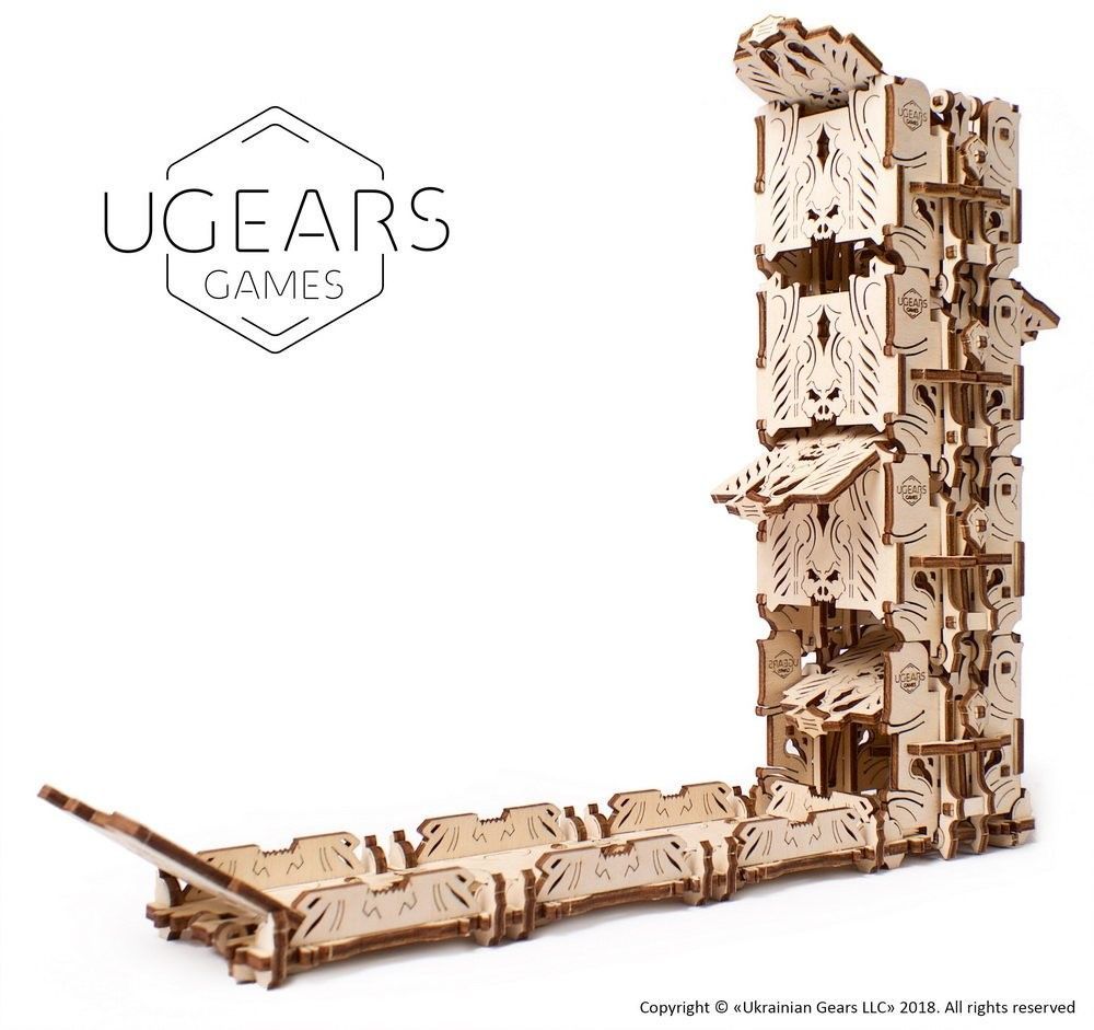 UGears Dice Tower - 164 pieces