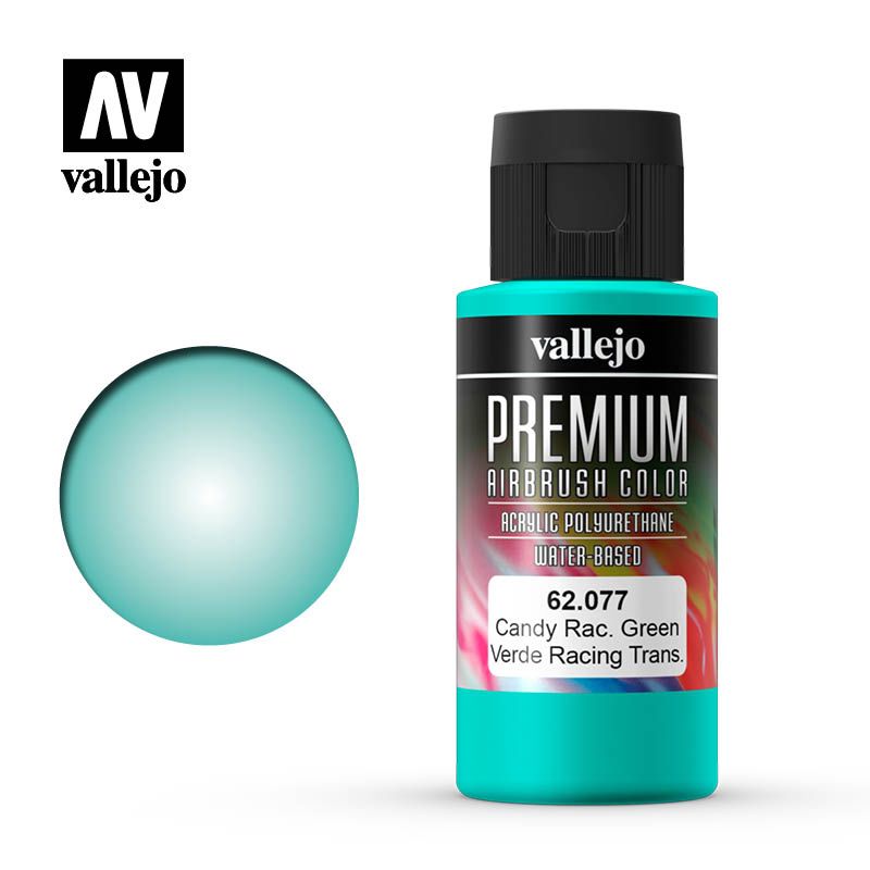 Vallejo Premium Airbrush - Candy Racing Green - 60ml