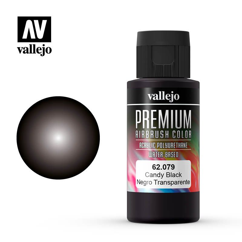 Vallejo Premium Airbrush - Candy Black - 60ml