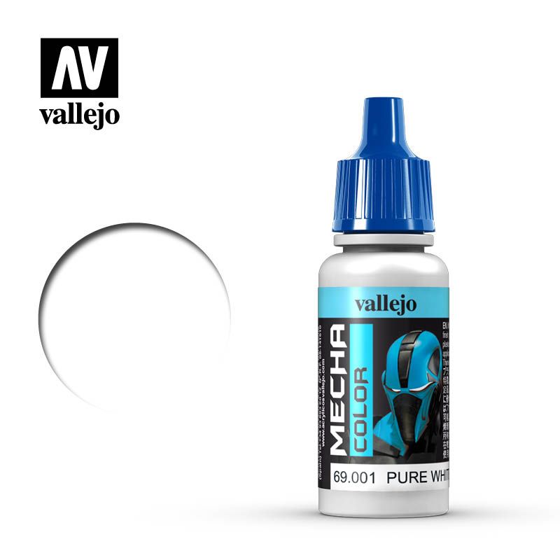 Vallejo Mecha Colour - Pure White - 17ml - Click Image to Close