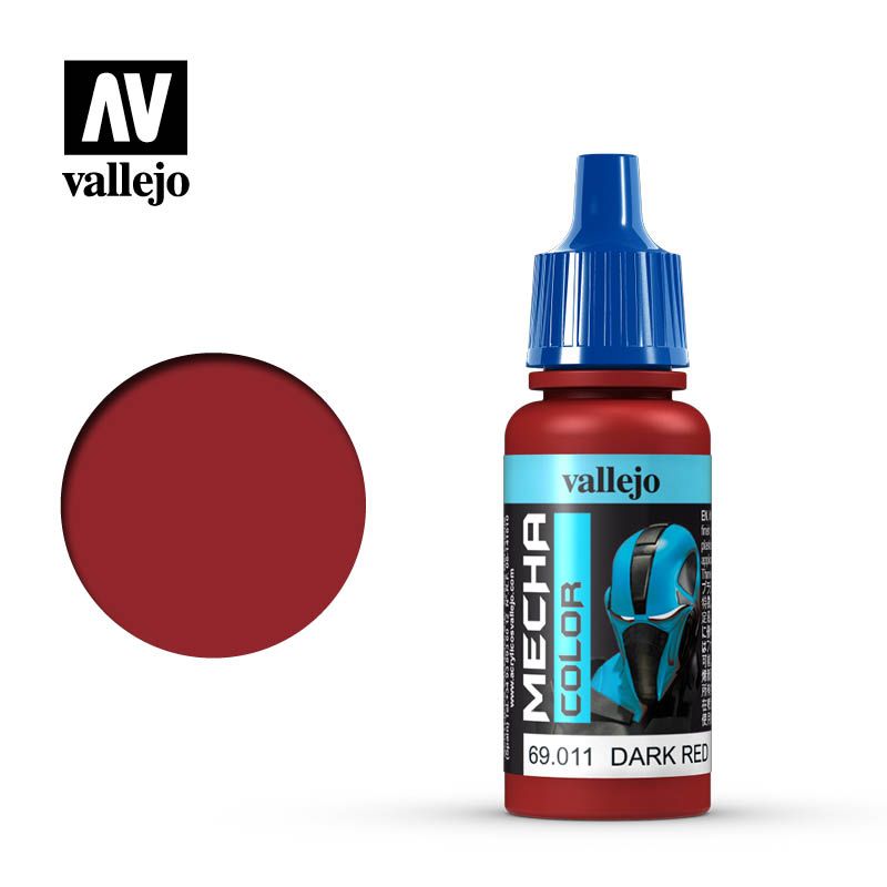 Vallejo Mecha Colour - Dark Red - 17ml - Click Image to Close