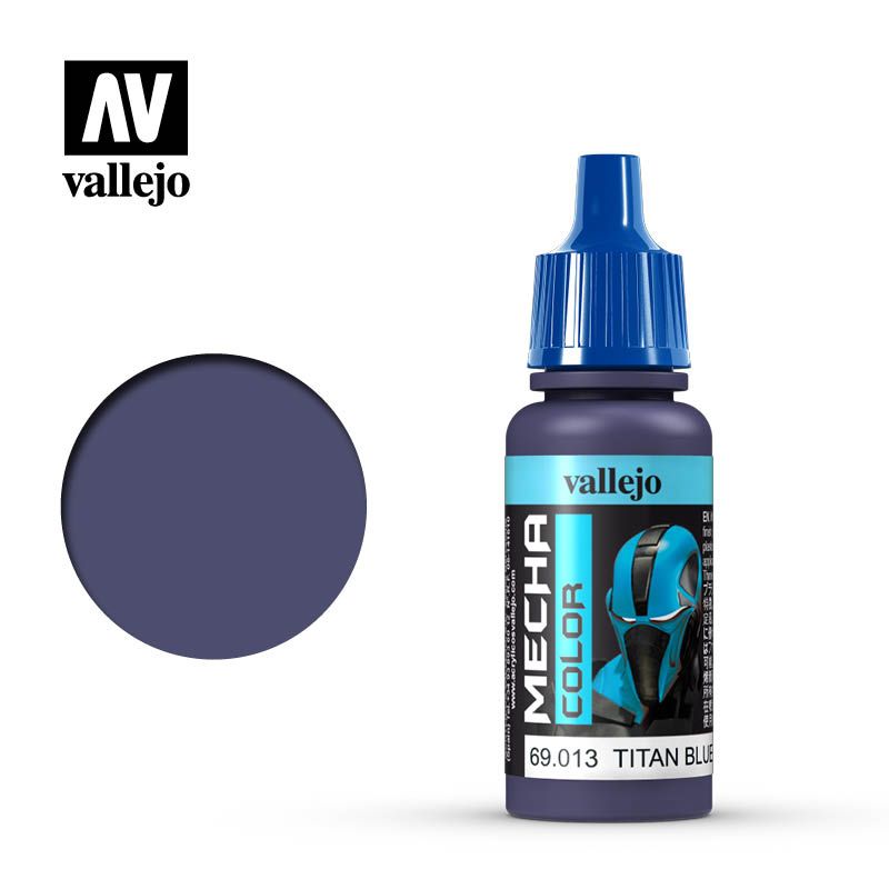 Vallejo Mecha Colour - Titan Blue - 17ml - Click Image to Close