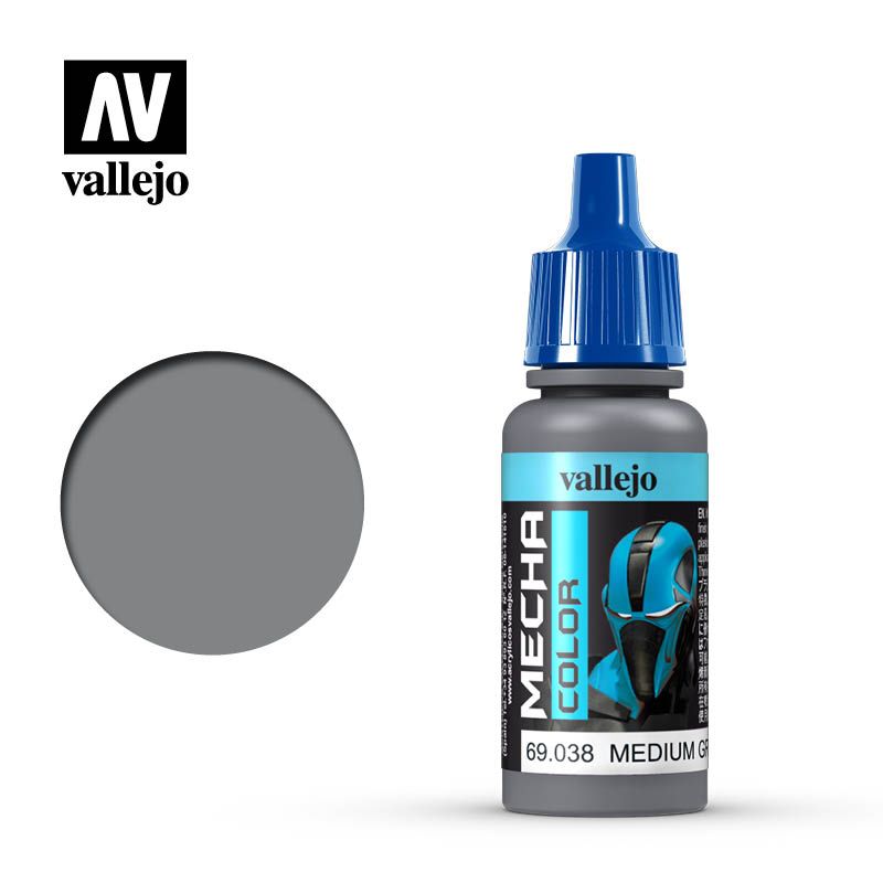 Vallejo Mecha Colour - Medium Grey - 17ml - Click Image to Close