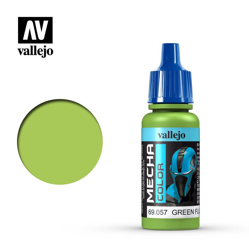 Vallejo Mecha Colour - Green Fluorescent - 17ml - Click Image to Close