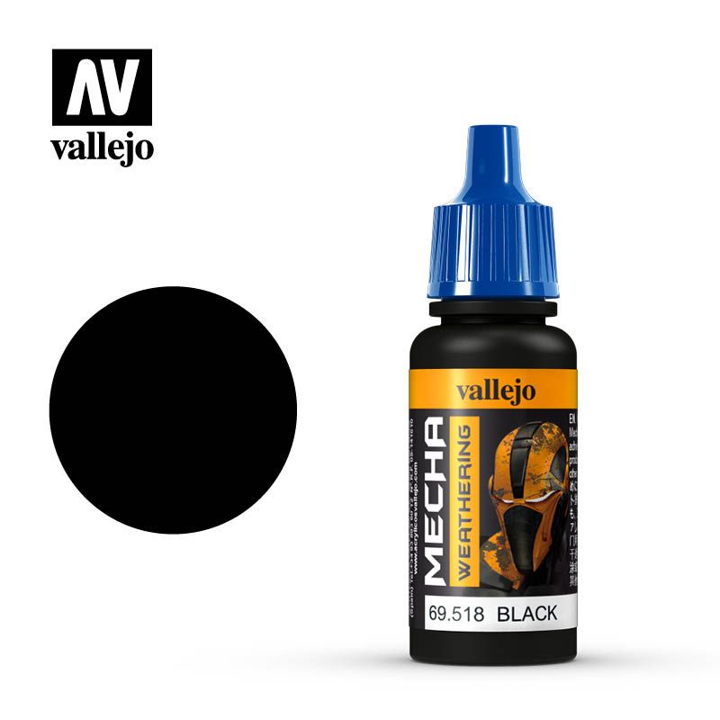 Vallejo Mecha Colour - Black Wash - 17ml - Click Image to Close