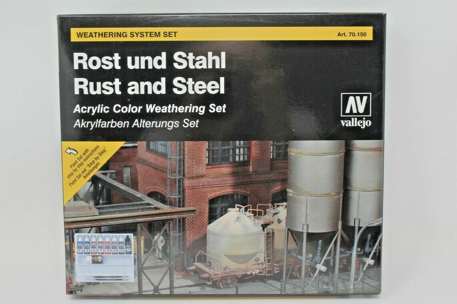 Vallejo Model Colour Rust & Steel Weathering Set