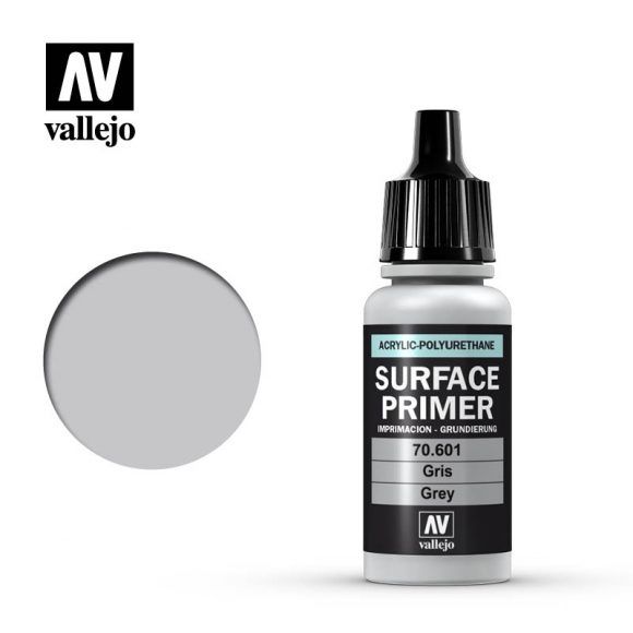 Vallejo Surface Primer - Grey - 17ml - Click Image to Close