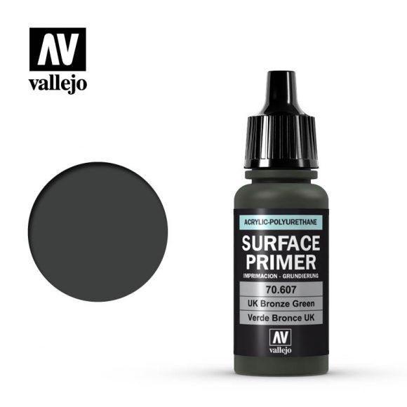 Vallejo Surface Primer - UK Bronze Green Primer - 17ml