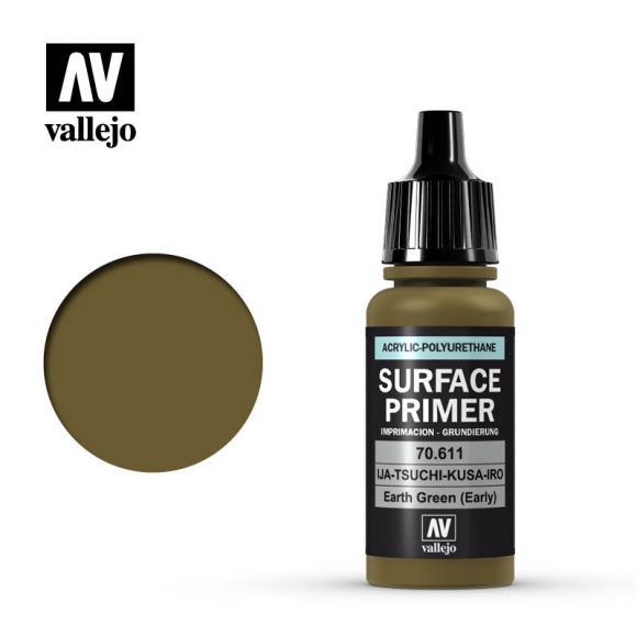 Vallejo Surface Primer - IJA Tsuchi-Kusa-Iro Parched Grass - Click Image to Close