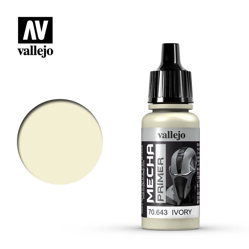 Vallejo Mecha Ivory Primer - 17ml - Click Image to Close