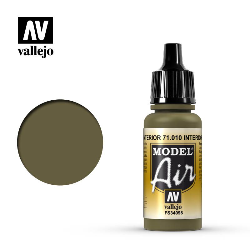 Vallejo Model Air - Interior Green - 17ml