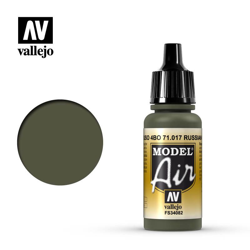 Vallejo Model Air - Russian Green - 17ml - Click Image to Close