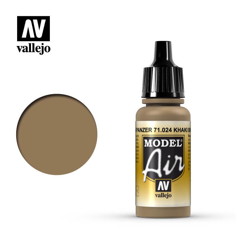 Vallejo Model Air - Khaki Brown - 17ml