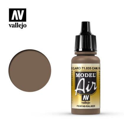 Vallejo Model Air - Camouflage Pale Brown - 17ml