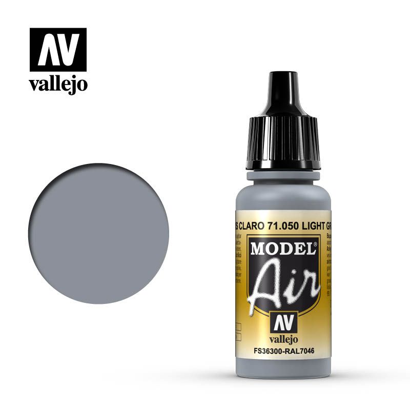 Vallejo Model Air - Light Grey - 17ml - Click Image to Close