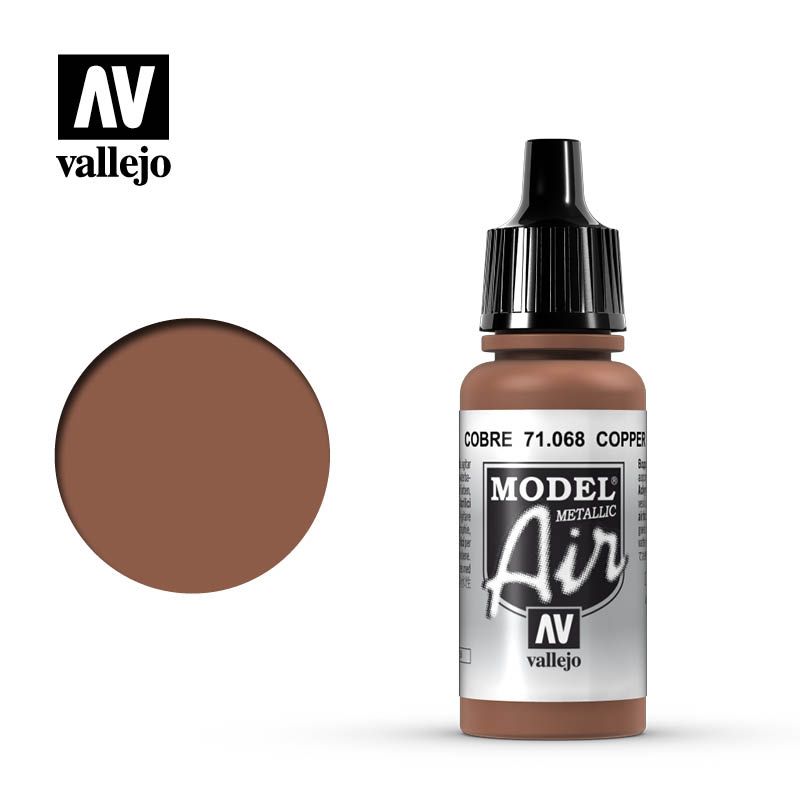 Vallejo Model Air - Metallic Copper - 17 ml