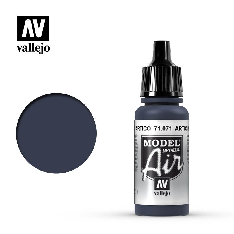 Vallejo Model Air - Metallic Arctic Blue - 17 ml