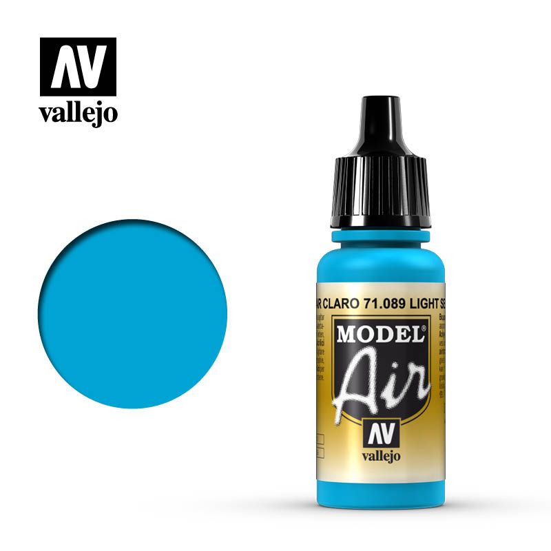 Vallejo Model Air - Light Sea Blue - 17 ml - Click Image to Close