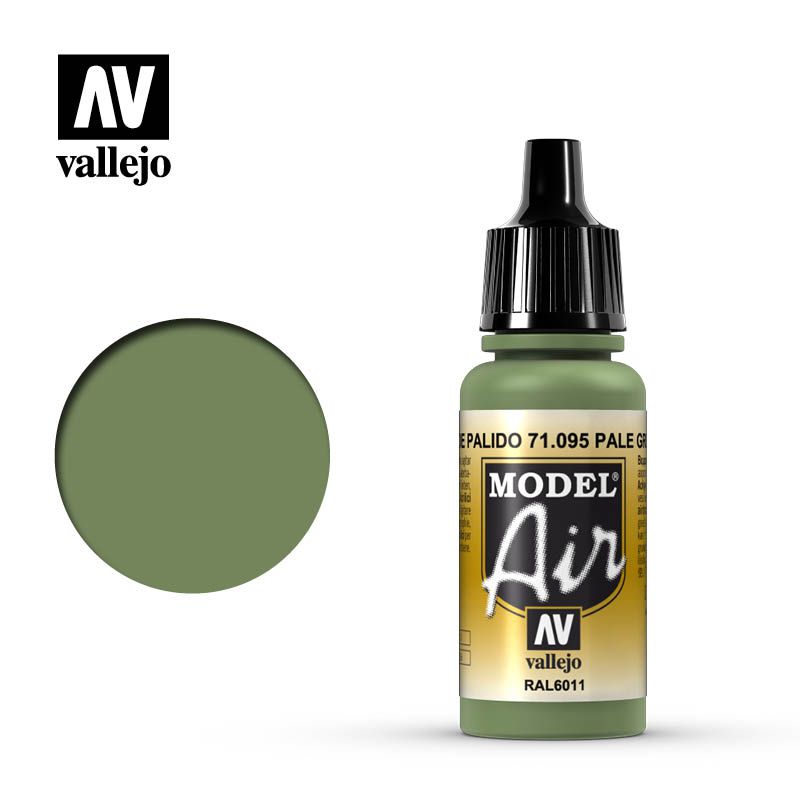 Vallejo Model Air - Pale Green - 17 ml - Click Image to Close