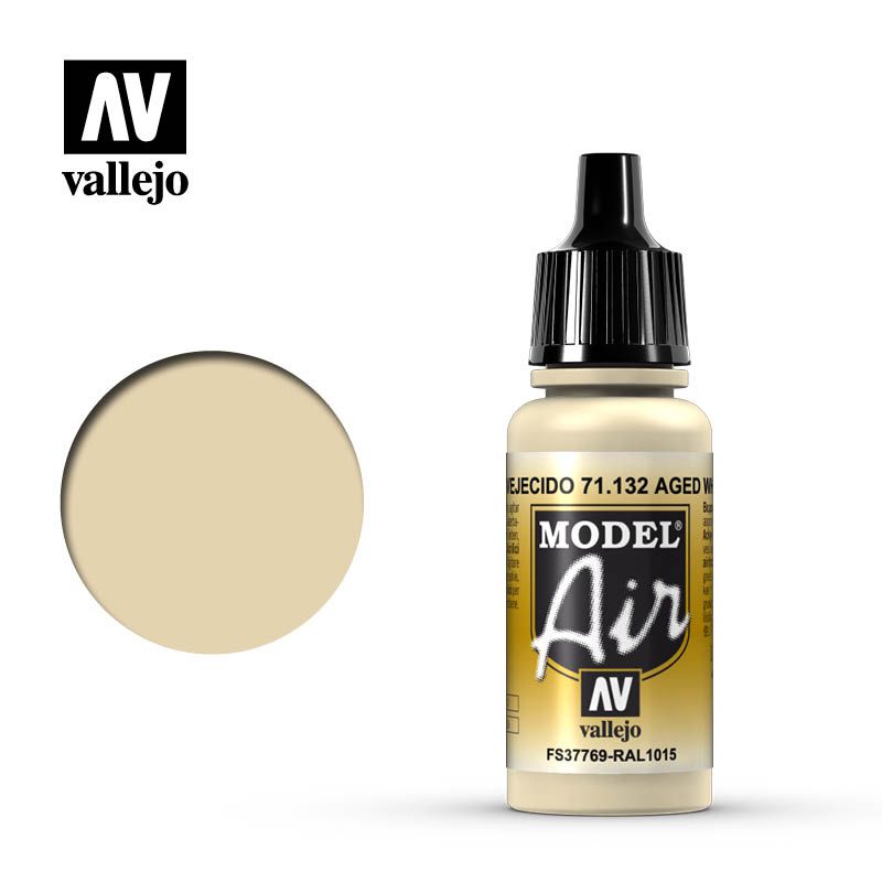 Vallejo Model Air - Aged White - 17 ml - Click Image to Close