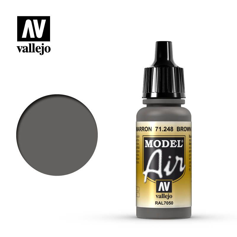 Vallejo Model Air - Brown Grey - 17ml - Click Image to Close