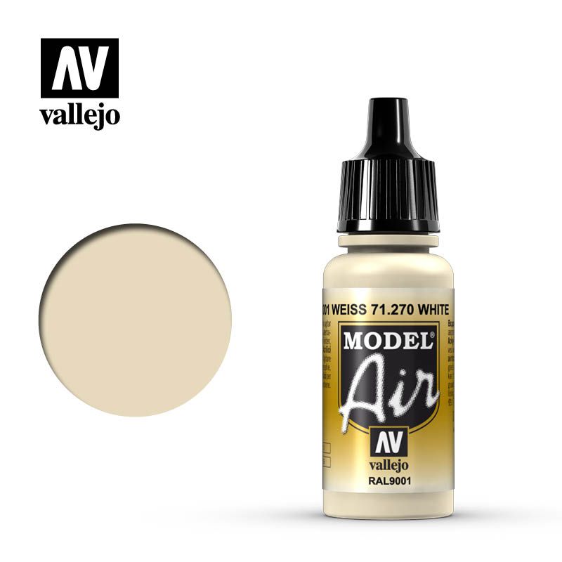 Vallejo Model Air - White - 17ml - Click Image to Close