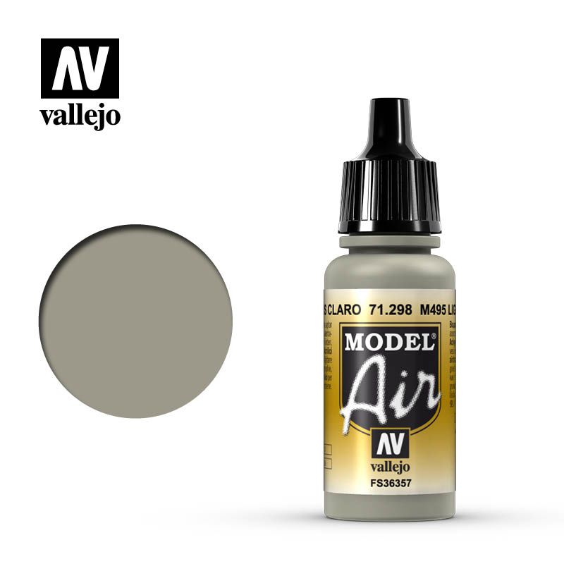 Vallejo Model Air - M495 Light Gray - 17ml - Click Image to Close