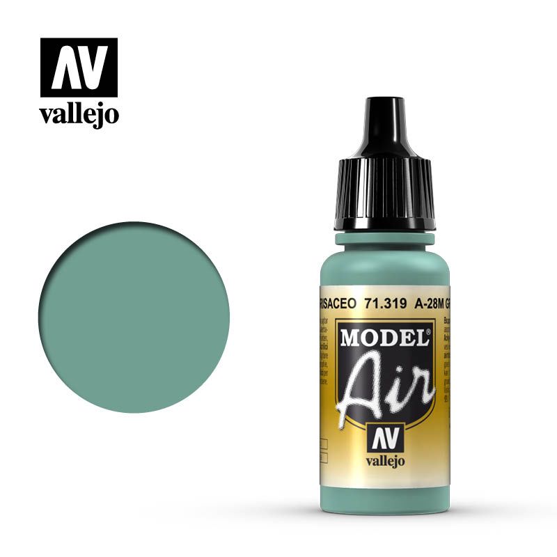 Vallejo Model Air - A-28M Greyish Blue - 17ml - Click Image to Close